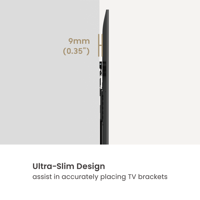 Wolff Mount Ultra Platte TV Muurbeugel 9 mm 32-86 inch | Vaste TV Beugel tot 75 kg
