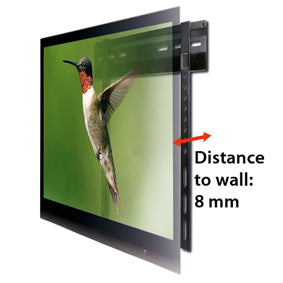 Ultra platte tv wandbeugel voor schermen tot 37 inch