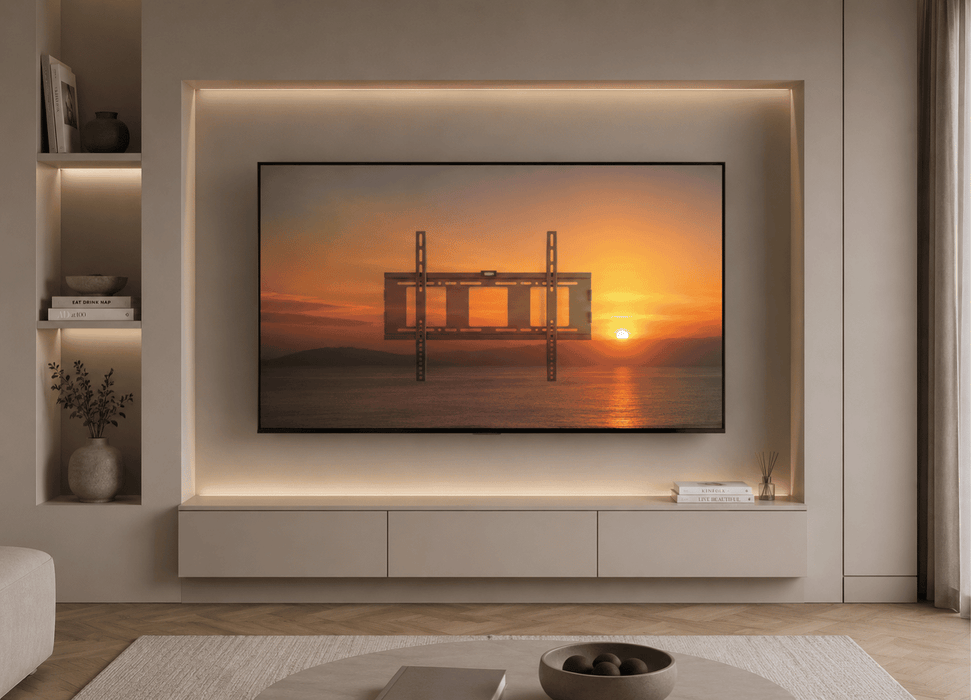 Wolff Mount Vergrendelbare Muurbeugel tot 90 inch voor QLED UHD en OLED |Universeel |VESA 600x400